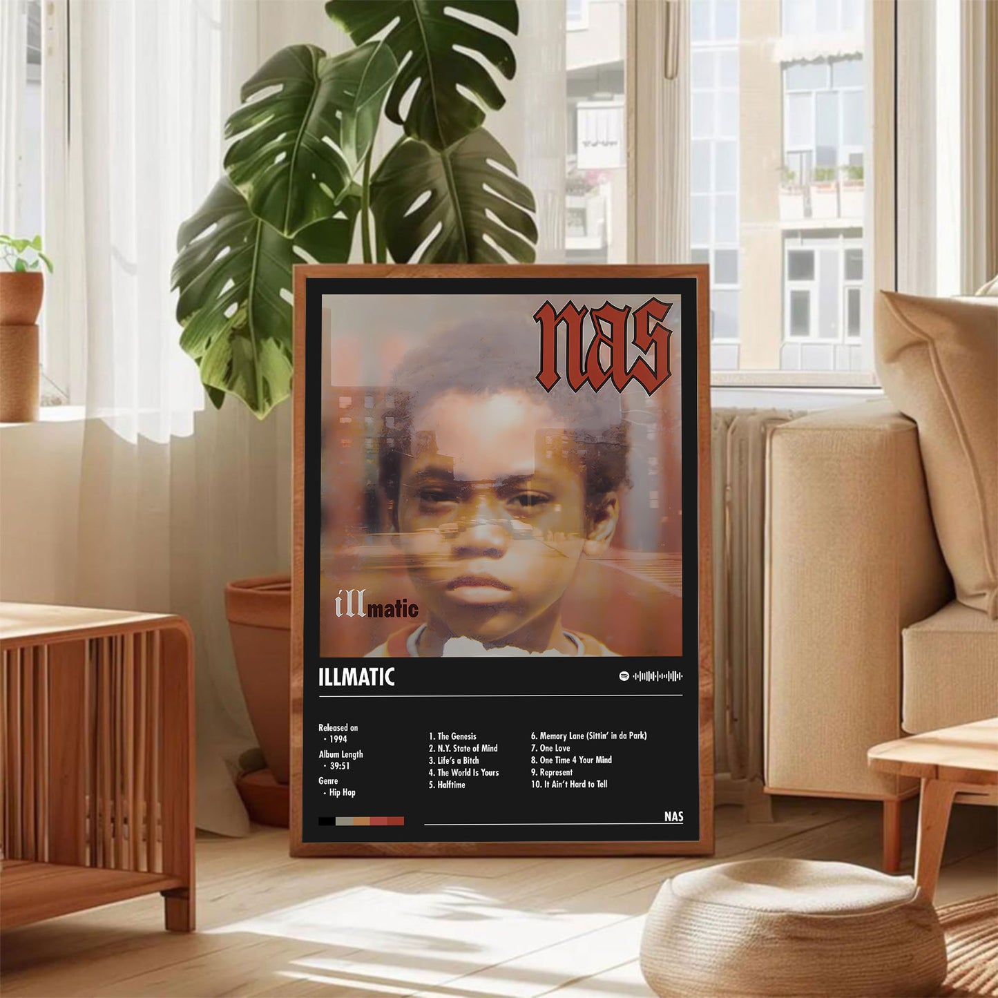 Nas "Illmatic" Album Decor Poster (Digital Download)
