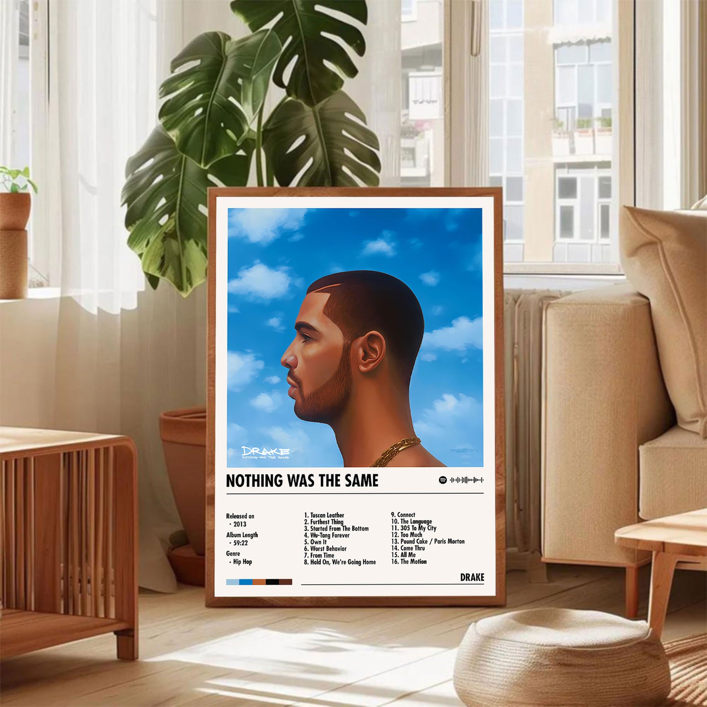 Drake "Nothing Was The Same" Album Decor Poster (Digital Download)