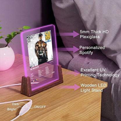 50 Cent "The Massacre" Album Decor Acrylic LED Frame