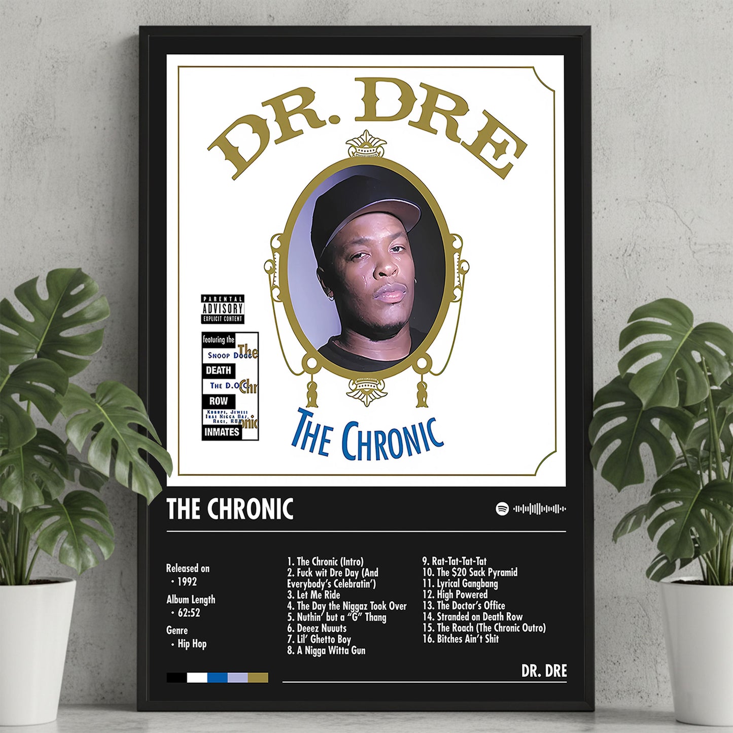 Dr. Dre "The Chronic" Album Decor Poster (Digital Download)