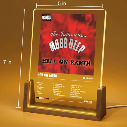 Mobb Deep "Hell on Earth" Album Decor Acrylic LED Frame