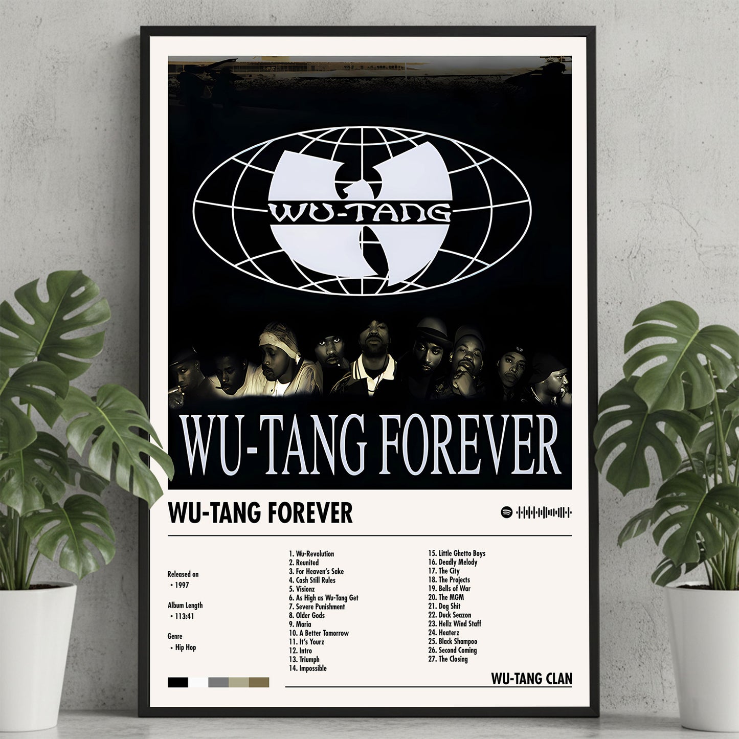 Wu-Tang Clan Album Decor Poster (Digital Download)