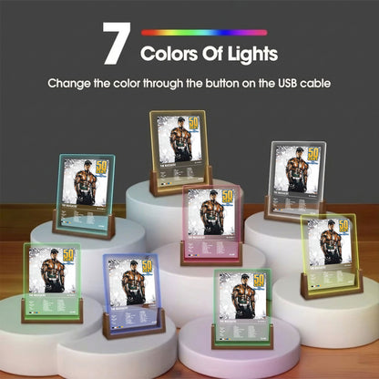 50 Cent "The Massacre" Album Decor Acrylic LED Frame