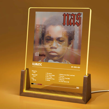 Nas "Illmatic" Album Decor Acrylic LED Frame