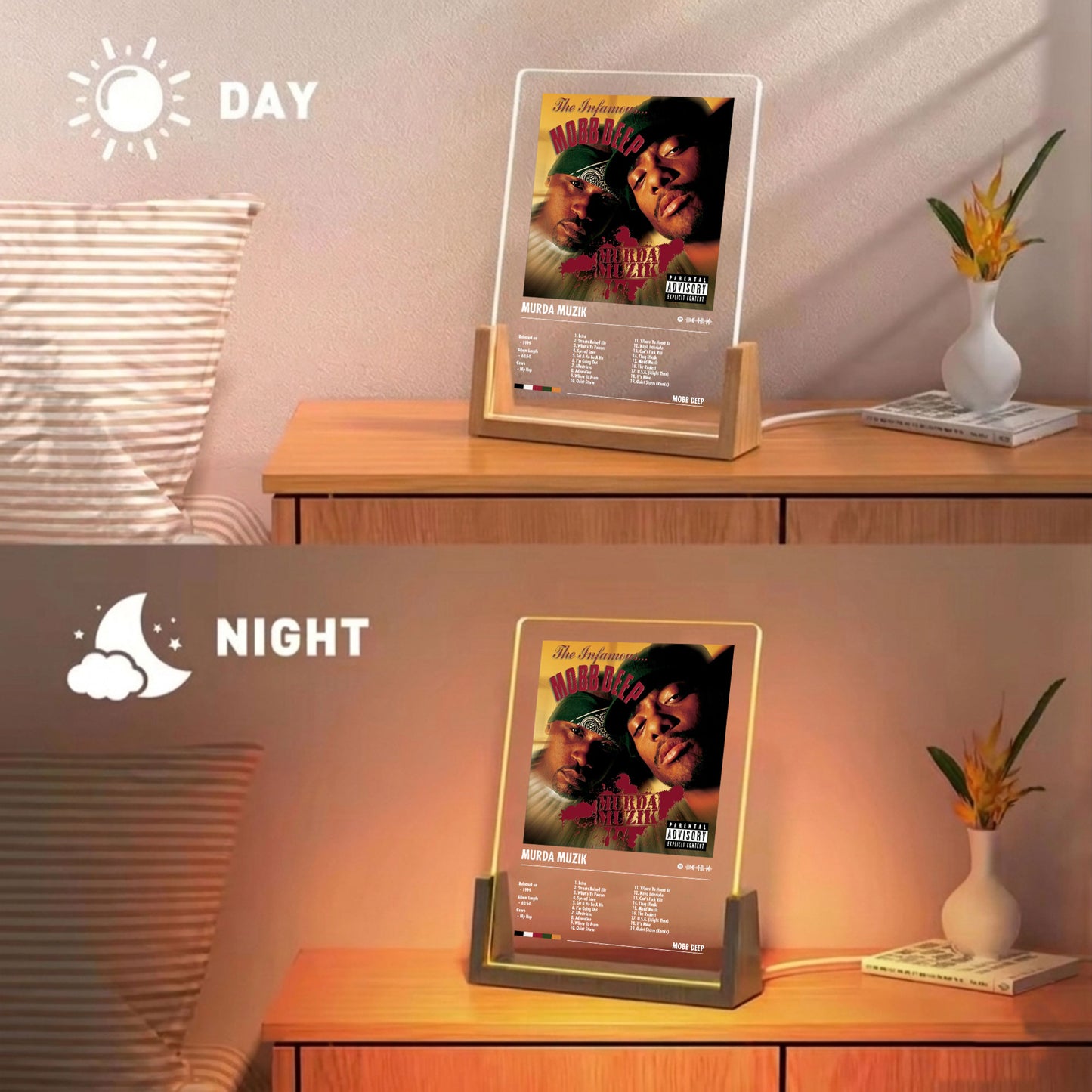 Mobb Deep Album Decor Acrylic LED Frame