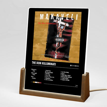 2Pac "Makaveli" Album Decor Acrylic LED Frame