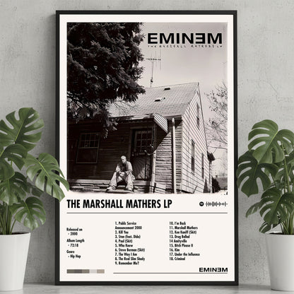 Eminem  "The Marshall Mathers LP" Album Decor Poster (Digital Download)