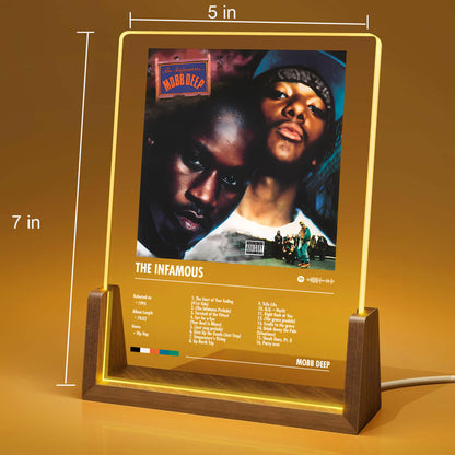 Mobb Deep "The Infamous" Album Decor Acrylic LED Frame