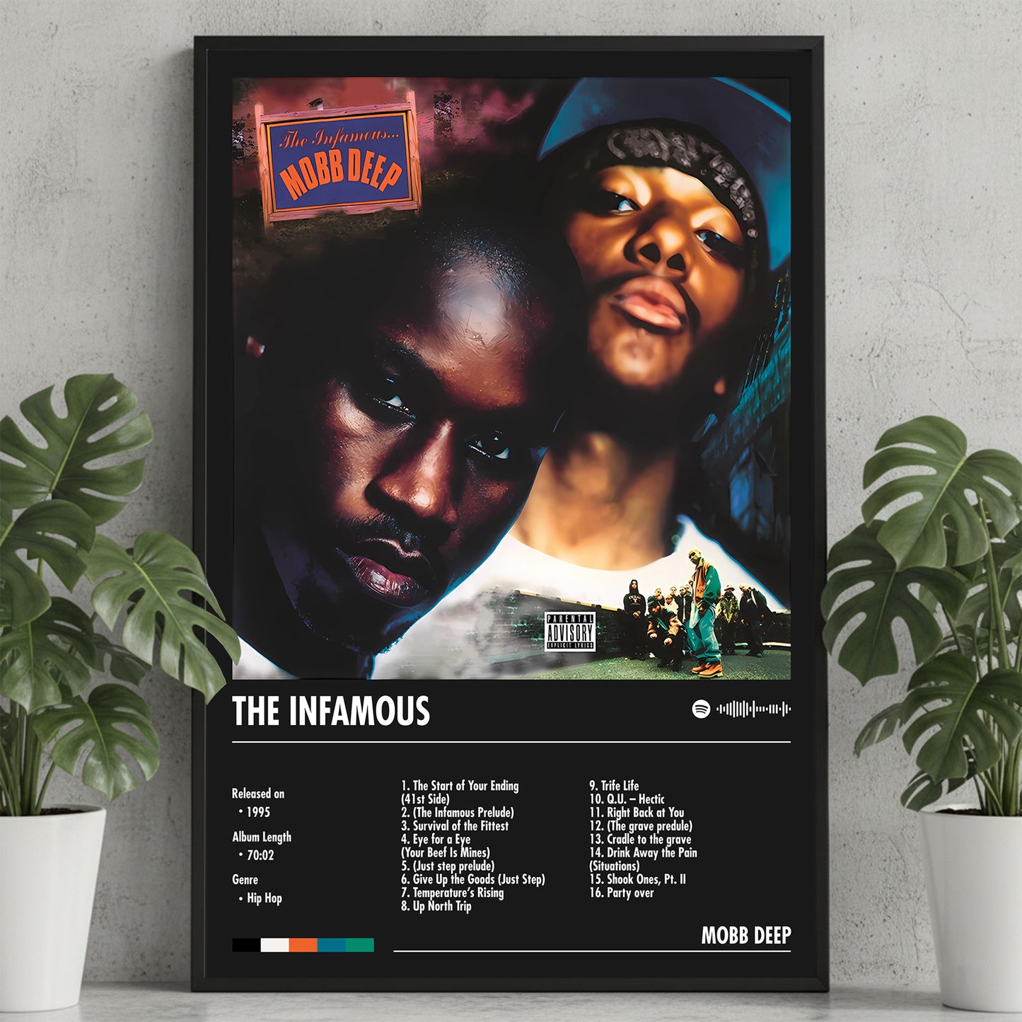 Mobb Deep "The Infamous" Album Decor Poster (Digital Download)