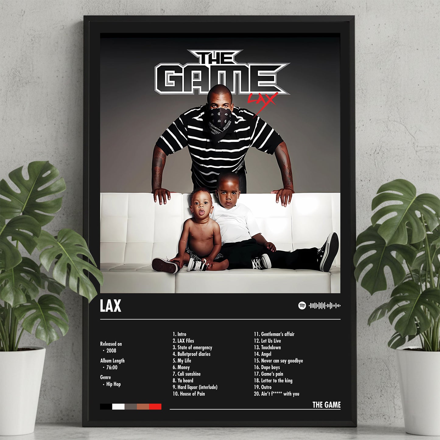 The Game "LAX" Album Decor Poster (Digital Download)