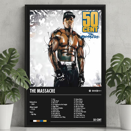 50 Cent "The Massacre" Album Decor Poster (Digital Download)
