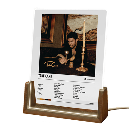 Drake "Take Care" Album Decor Acrylic LED Frame