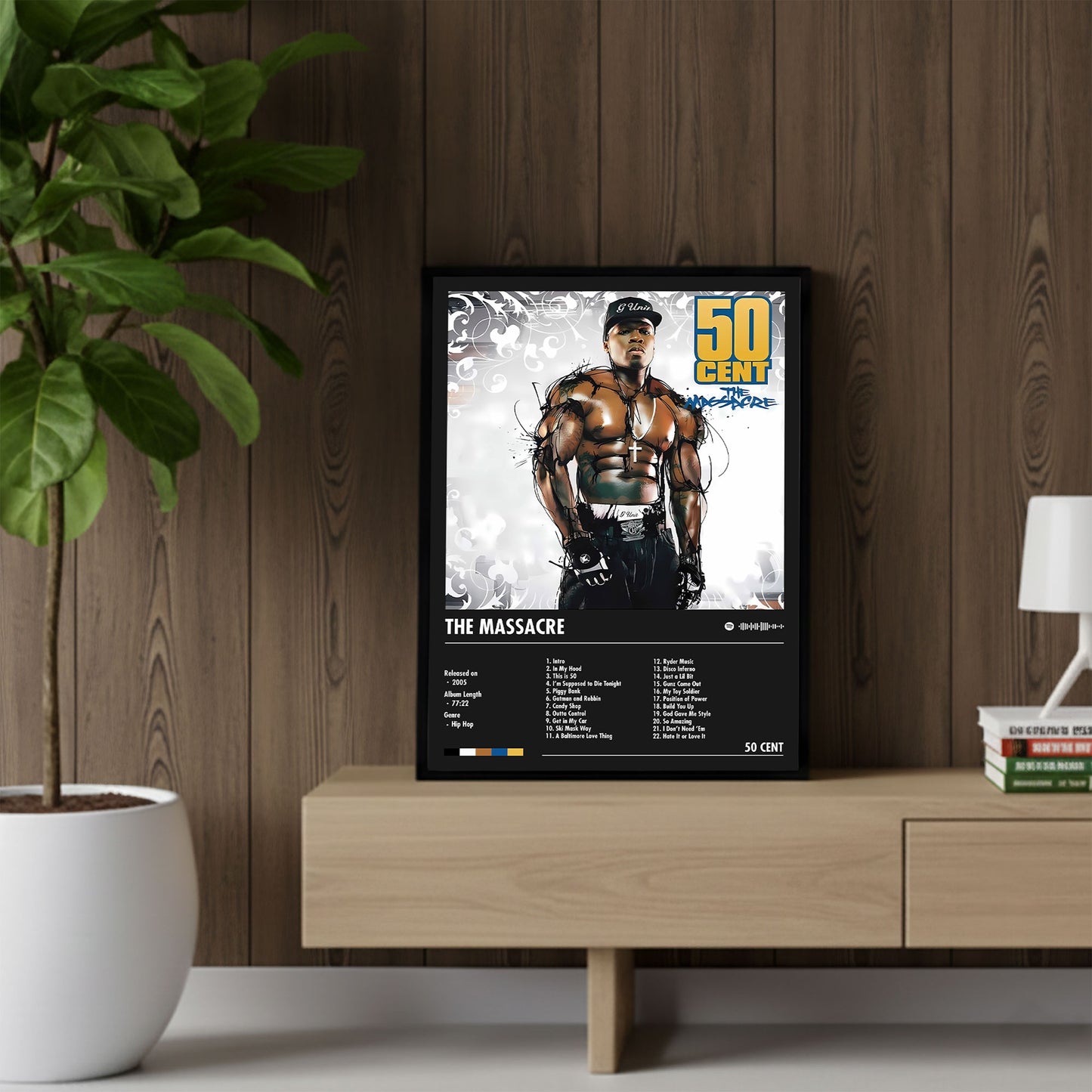 50 Cent "The Massacre" Album Decor Poster (Digital Download)