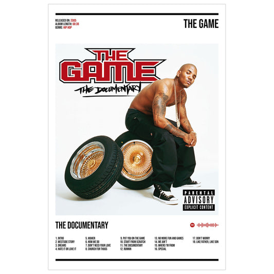 The Game "The Documentary" Album Decor Poster (Digital Download)