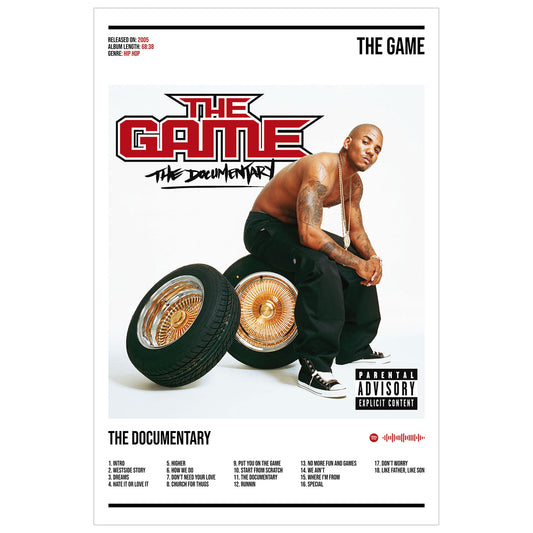 The Game "The Documentary" Album Decor Poster (Digital Download)