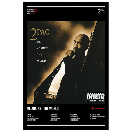 2Pac "Me Against The World" Album Decor Poster (Digital Download)