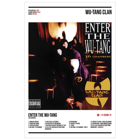 Wu-Tang Clan Album Decor Poster (Digital Download)