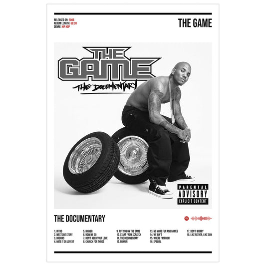 The Game "The Documentary" Album Decor Poster (Digital Download)