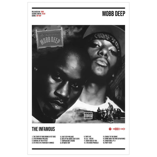 Mobb Deep "The Infamous" Album Decor Poster (Digital Download)
