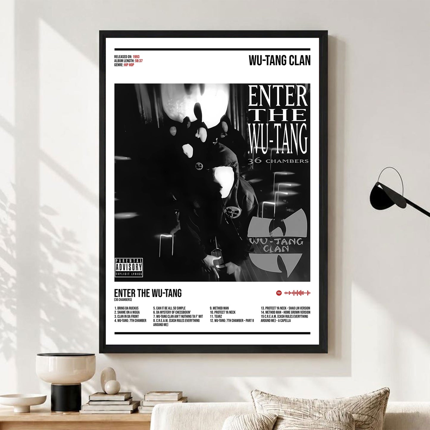 Wu-Tang Clan Album Decor Poster (Digital Download)