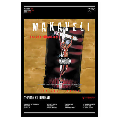 2Pac "Makaveli" Album Decor Poster (Digital Download)