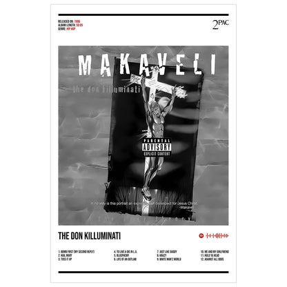 2Pac "Makaveli" Album Decor Poster (Digital Download)