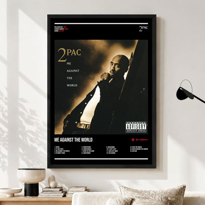 2Pac "Me Against The World" Album Decor Poster (Digital Download)