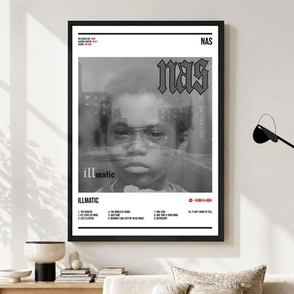Nas "Illmatic" Album Decor Poster (Digital Download)