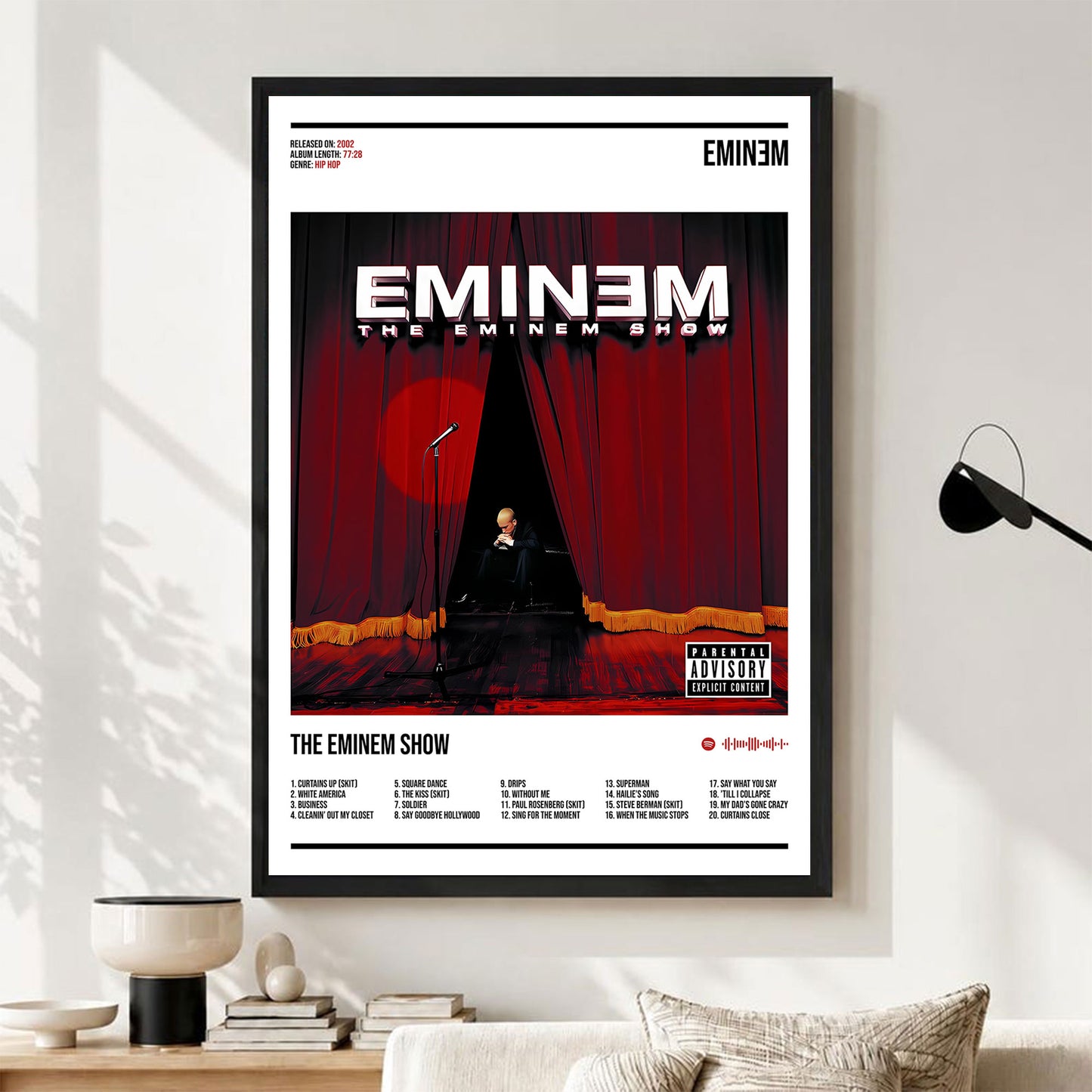 Eminem "The Eminem Show" Album Decor Poster (Digital Download)