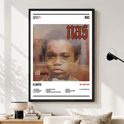 Nas "Illmatic" Album Decor Poster (Digital Download)