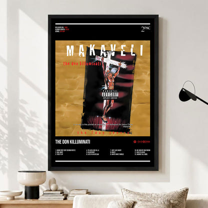 2Pac "Makaveli" Album Decor Poster (Digital Download)