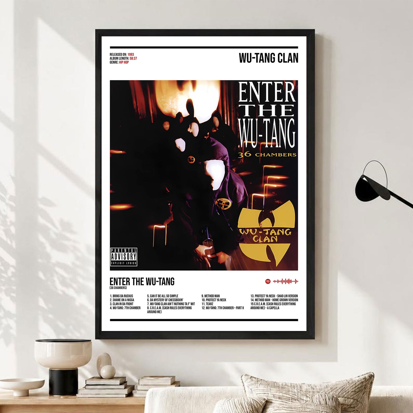 Wu-Tang Clan Album Decor Poster (Digital Download)