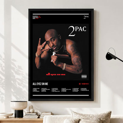 2Pac "All Eyez On Me" Album Decor Poster (Digital Download)