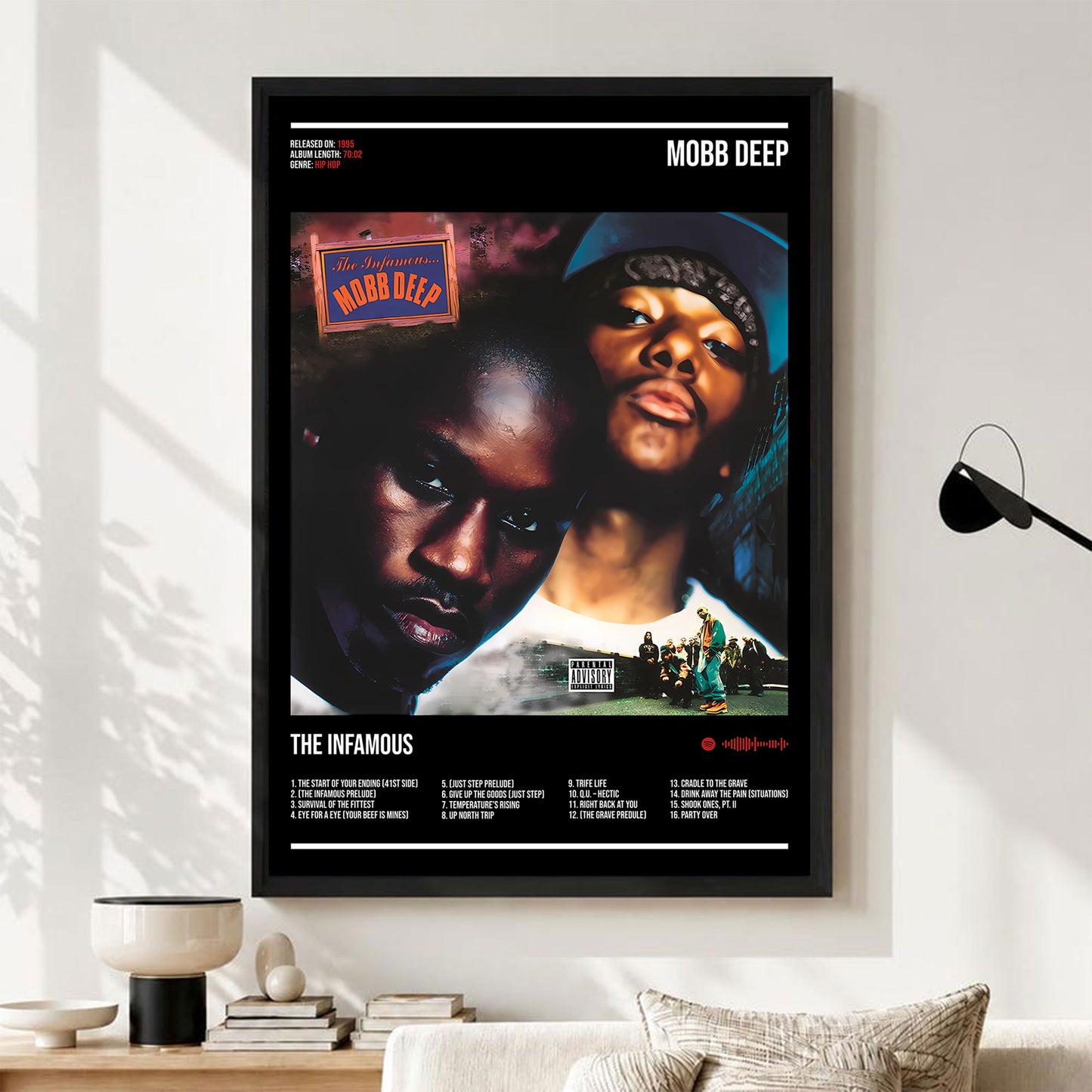 Mobb Deep "The Infamous" Album Decor Poster (Digital Download)