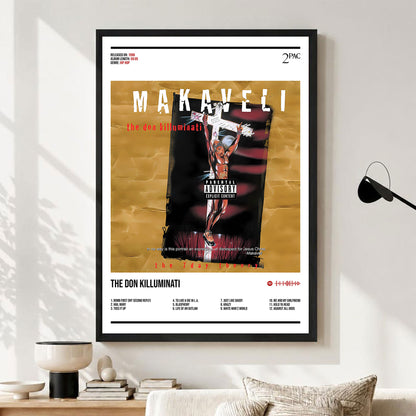 2Pac "Makaveli" Album Decor Poster (Digital Download)