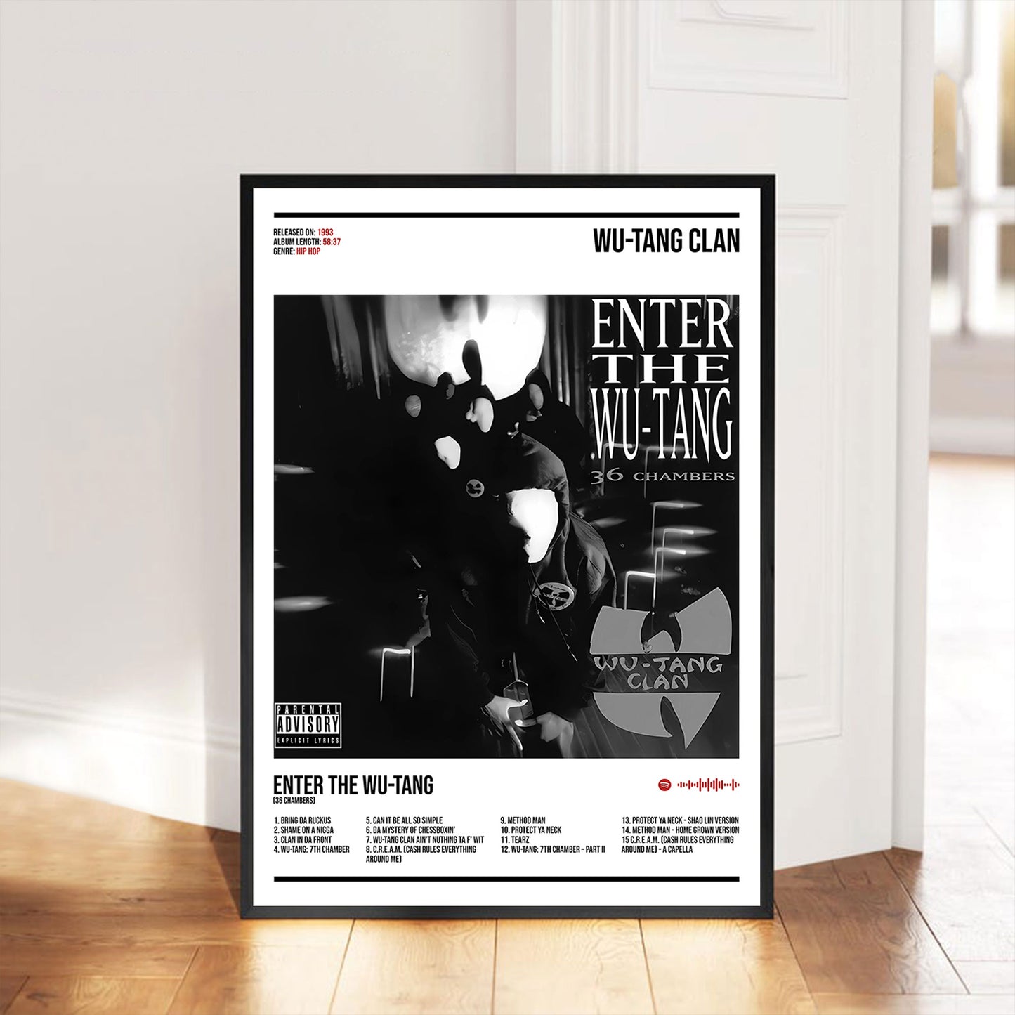 Wu-Tang Clan Album Decor Poster (Digital Download)