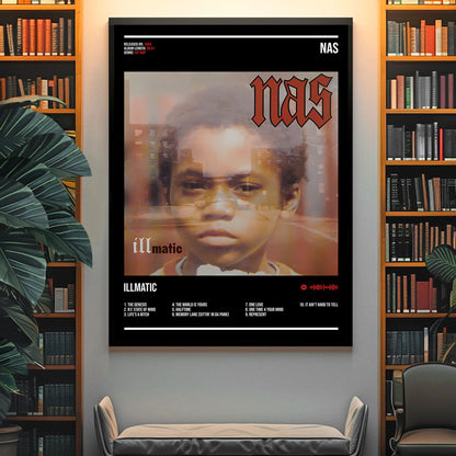 Nas "Illmatic" Album Decor Poster (Digital Download)