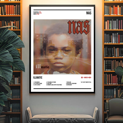 Nas "Illmatic" Album Decor Poster (Digital Download)
