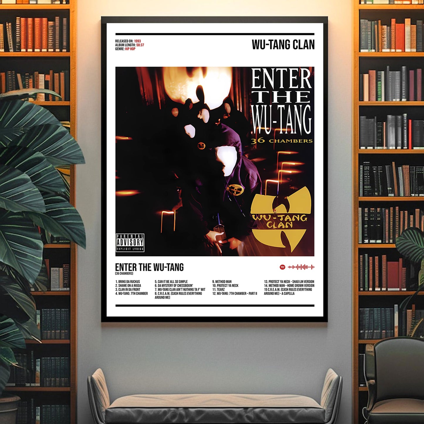 Wu-Tang Clan Album Decor Poster (Digital Download)