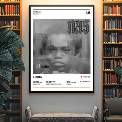 Nas "Illmatic" Album Decor Poster (Digital Download)