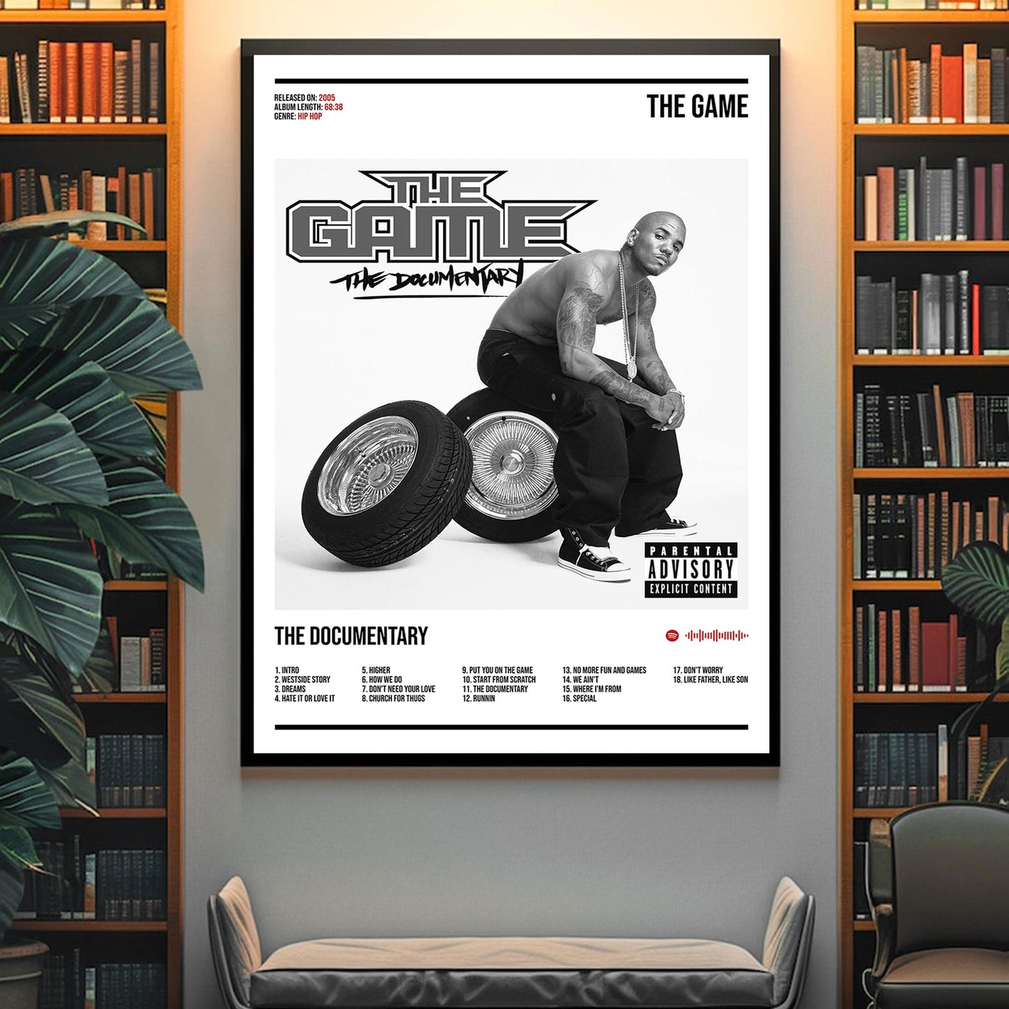 The Game "The Documentary" Album Decor Poster (Digital Download)