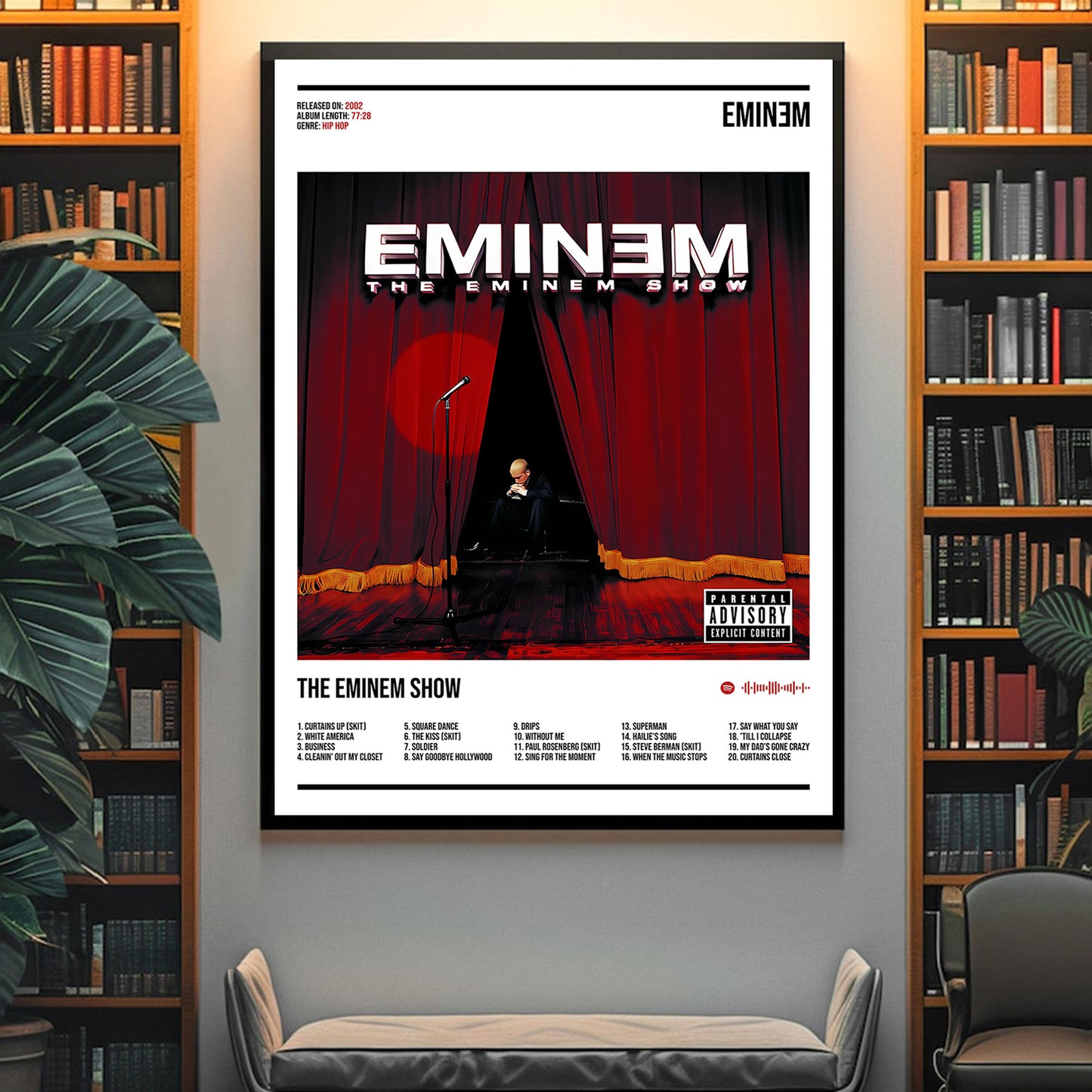 Eminem "The Eminem Show" Album Decor Poster (Digital Download)