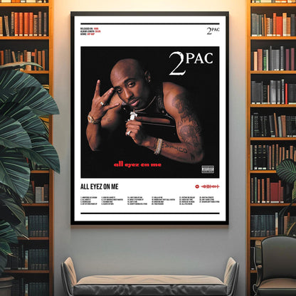 2Pac "All Eyez On Me" Album Decor Poster (Digital Download)