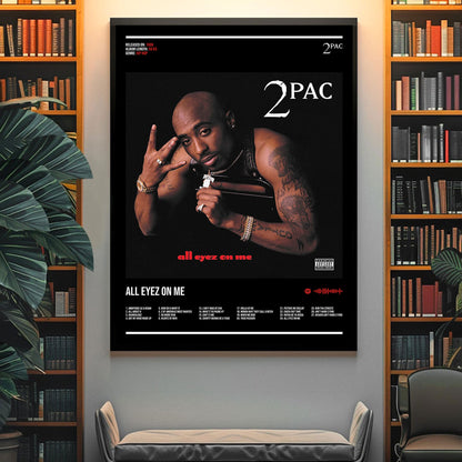2Pac "All Eyez On Me" Album Decor Poster (Digital Download)