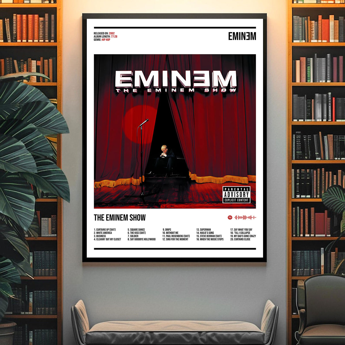 Eminem "The Eminem Show" Album Decor Poster (Digital Download)