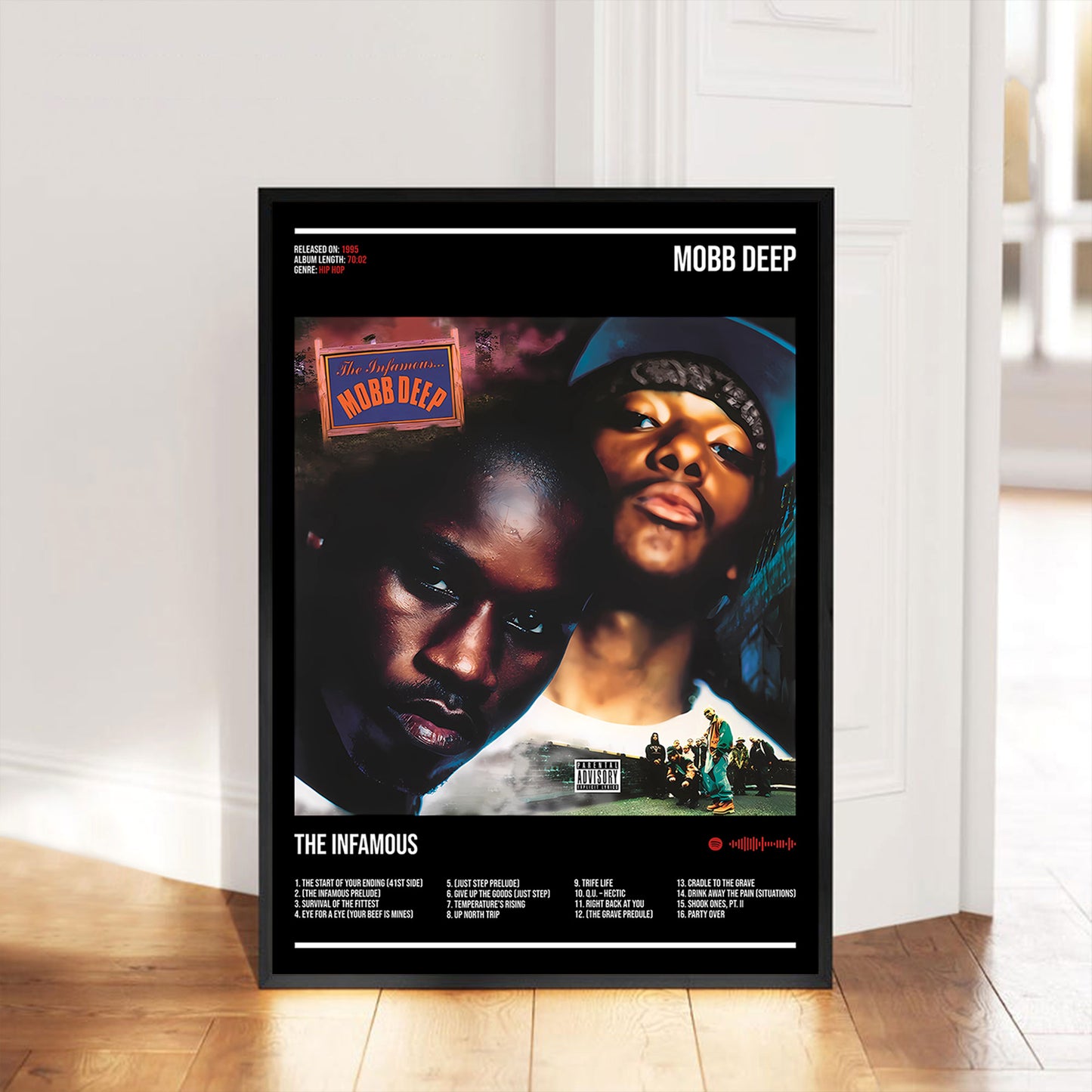 Mobb Deep "The Infamous" Album Decor Poster (Digital Download)