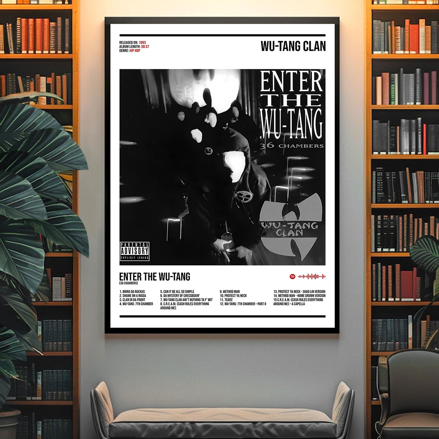 Wu-Tang Clan Album Decor Poster (Digital Download)