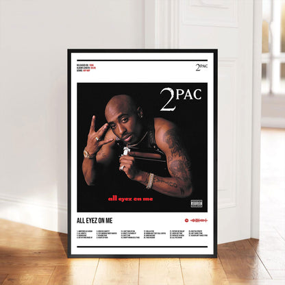 2Pac "All Eyez On Me" Album Decor Poster (Digital Download)
