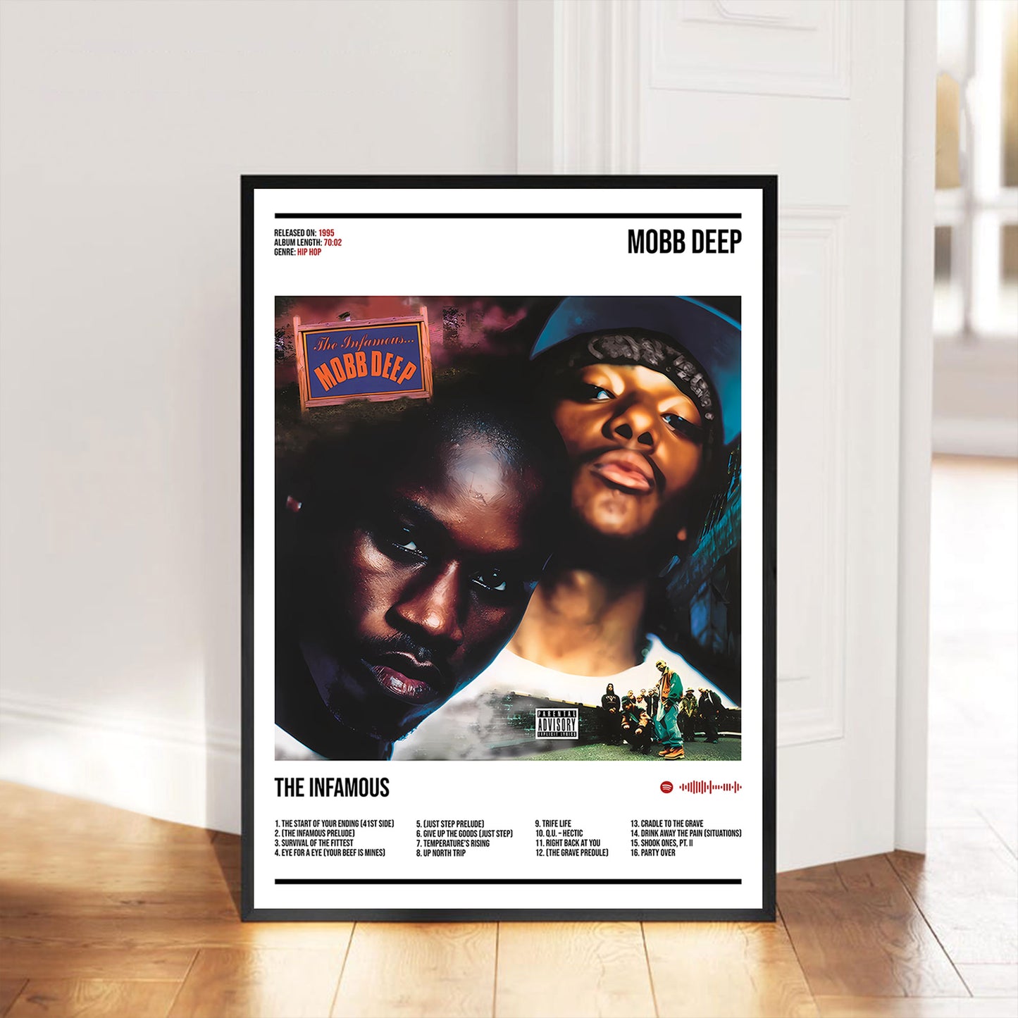 Mobb Deep "The Infamous" Album Decor Poster (Digital Download)