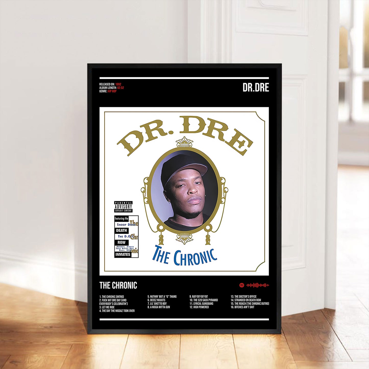 Dr. Dre "The Chronic" Album Decor Poster (Digital Download)